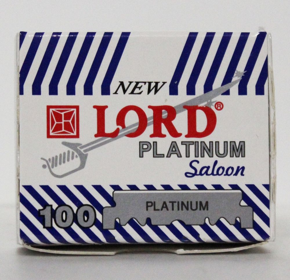 Lord лезвия Lord L.100 BP Saloon Platinum (половинчатые) 100 шт