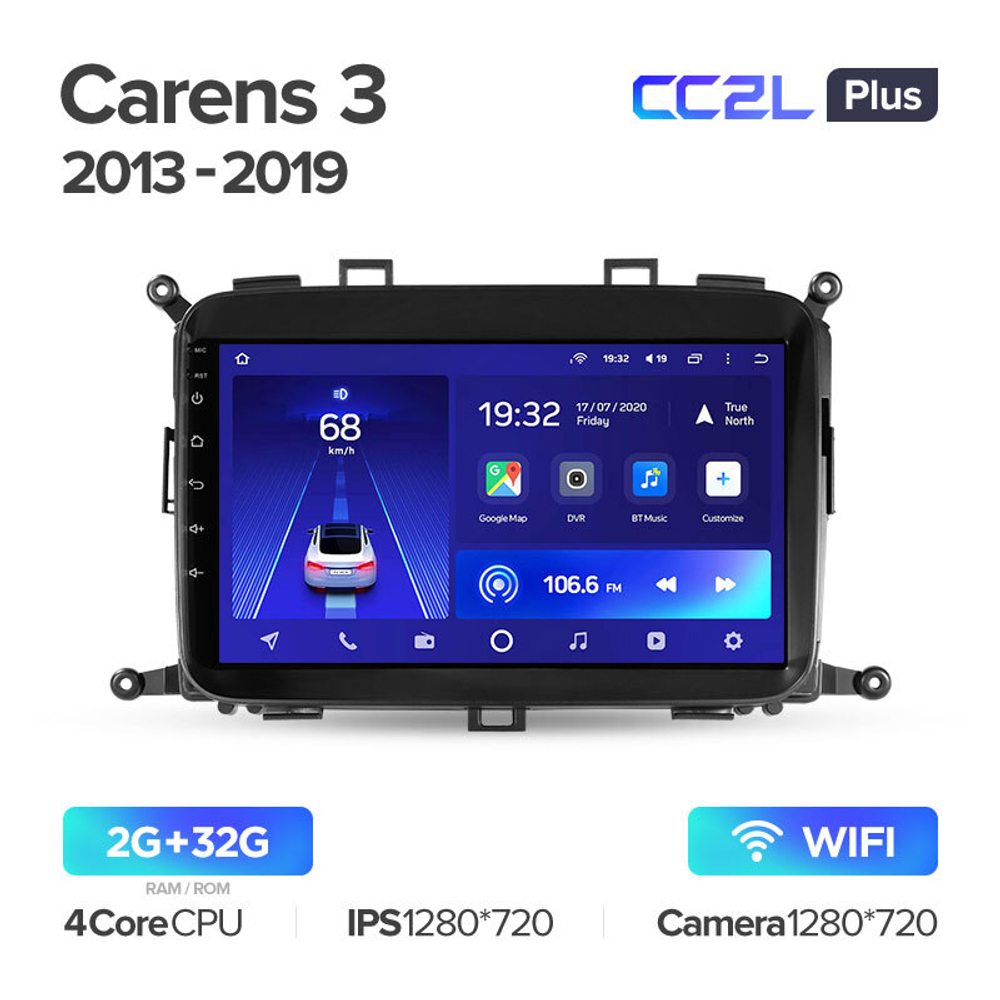 Teyes CC2L Plus 9"для KIA Carens 2013-2019