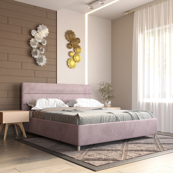 Двуспальная кровать с настилом Медиум, 160х195