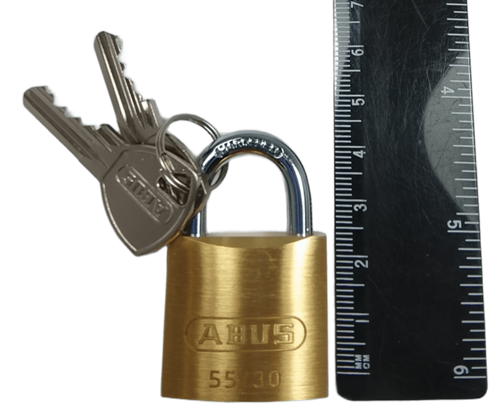 Навесной замок ABUS 55/30 латунь