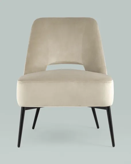 Лаунж-кресло Bost бежевый велюр