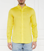 Льняная рубашка POLO RALPH LAUREN - желтый(710794141)