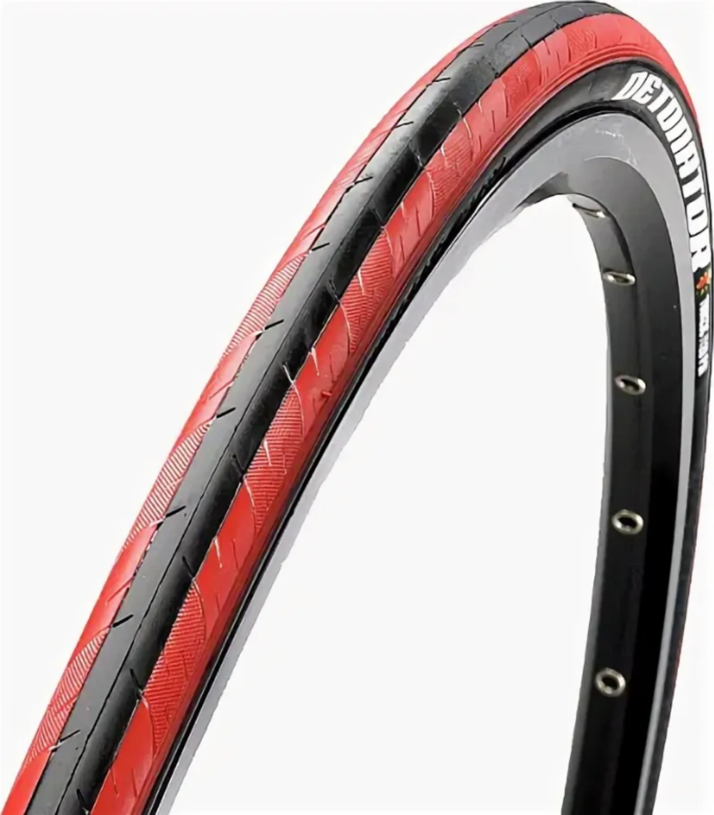 ETB86367200 Велопокрышка Maxxis 2020 Detonator 700x25c 25-622 60TPI Foldable Red (б/р)