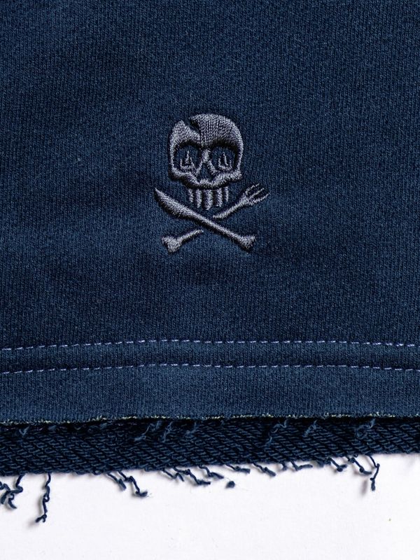 Шорты Logo темно-синие - фото 4