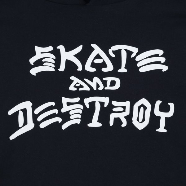Худи Thrasher Skate & Destroy Hood (black) артикул: - купить в магазине Дайс