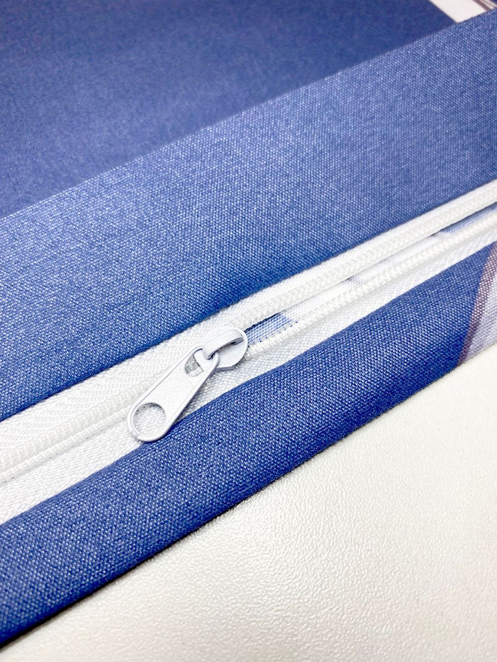 Постельное белье полисатин Simple House "LEAF" 2-спальное Наволочка 50х70 см 2 шт Простынь 240x215 см Пододеяльник 175x215 см