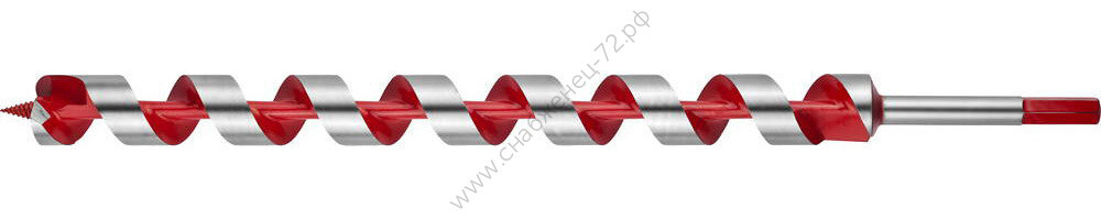 ЗУБР 30x450/360мм, сверло левиса по дереву, шестигранный хвостовик