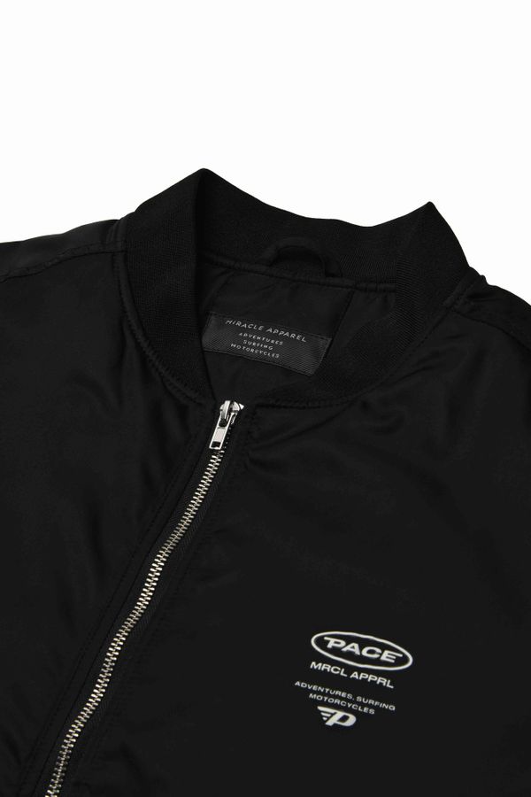 Бомбер мужской черный - фото 2