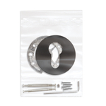 Накладка на цилиндр ESC.C.RLR/R.486 BL-24 черный (1 шт.)