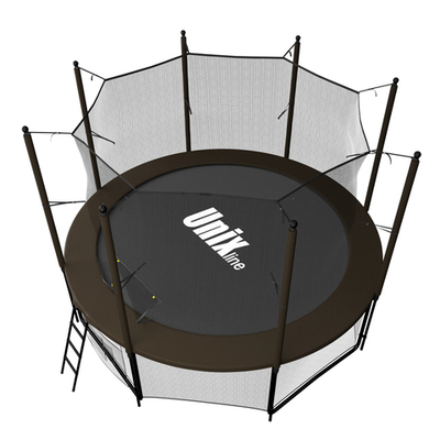 Батут UNIX line Black&Brown 8 ft (inside)