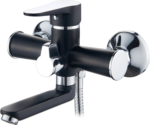 СМЕСИТЕЛЬ ДЛЯ ВАННЫ С КОРОТКИМ ИЗЛИВОМ 180ММ CASELA 36CLB 53136B ЧЕРНЫЙ