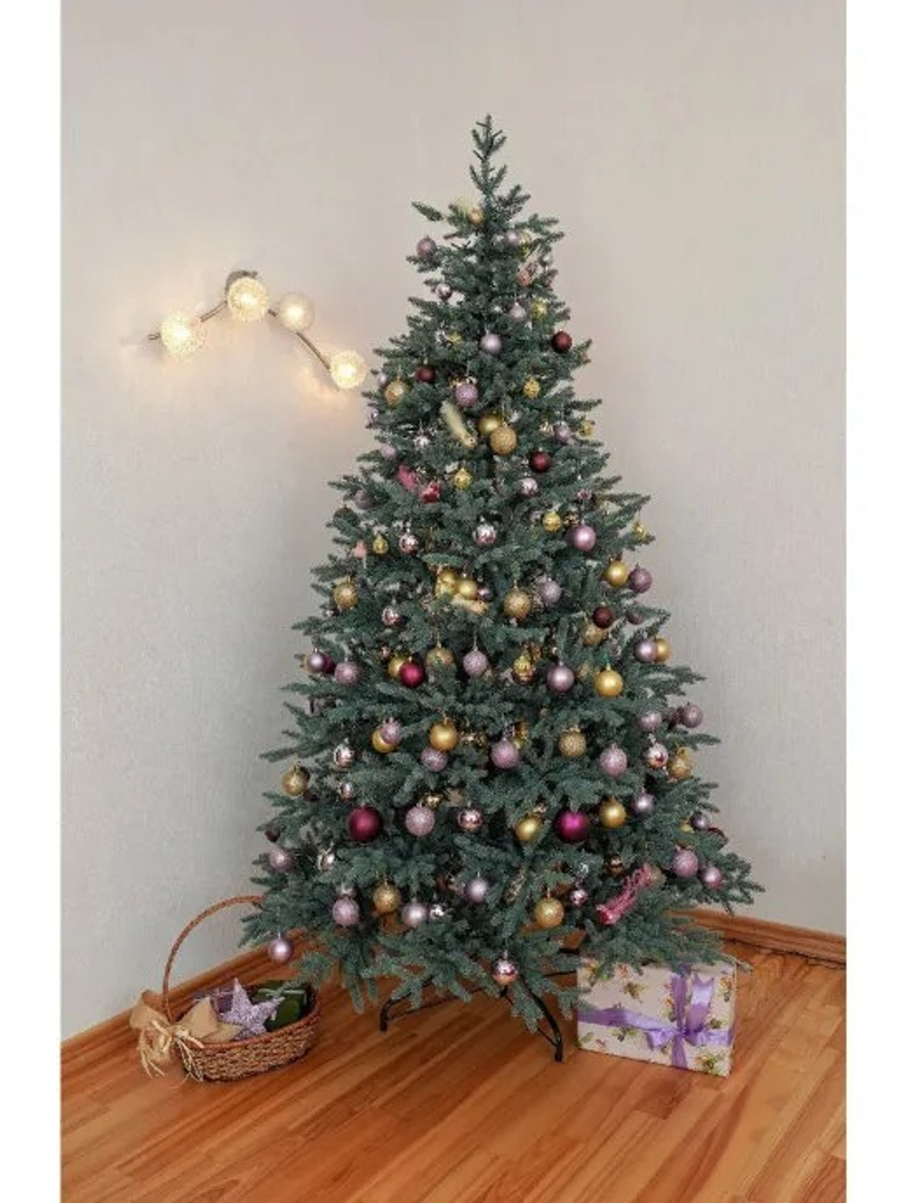 Ель искусственная Царь елка Адель голубая 210 см