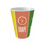 Комплект стаканов "IZI-GO" 420 мл 3 шт.с декором (белый)