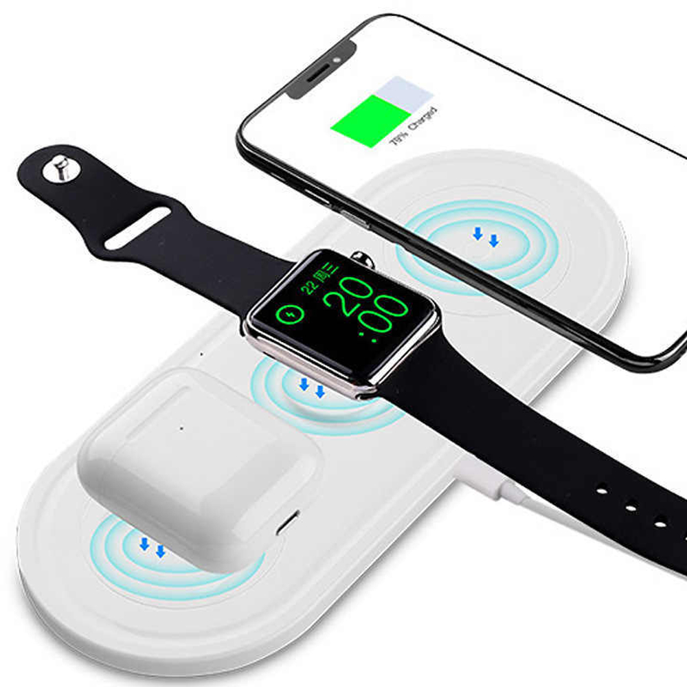 Беспроводное зарядное устройство  3 в 1 wireless charger