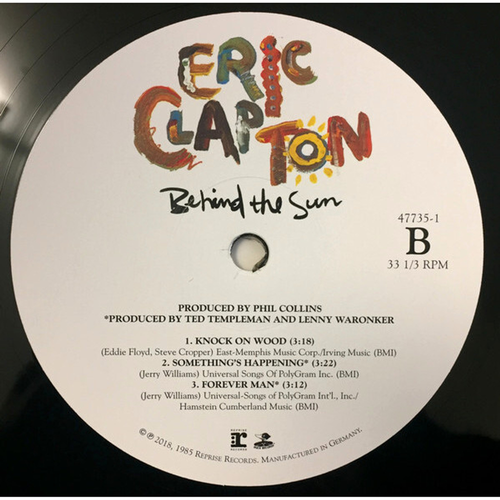 Eric Clapton / Behind The Sun (2LP)
