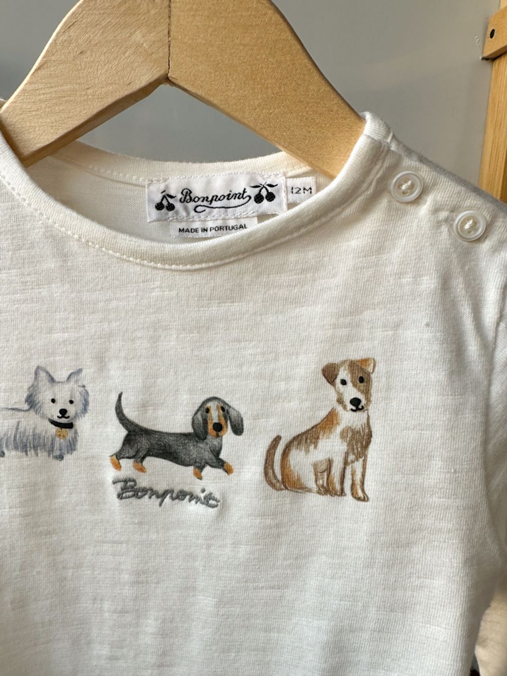 Новый хлопковый лонгслив Bonpoint, 80