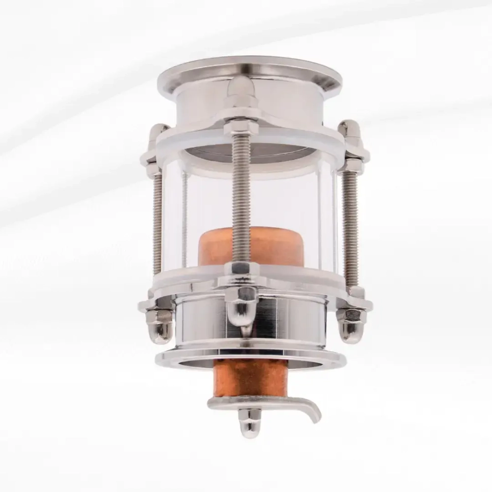 Колпачковая колонна медная, один уровень, кламп 2 дюйма