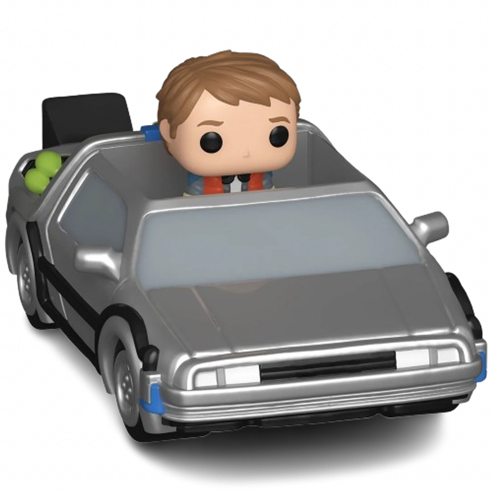 Фигурка Funko Bitty POP! Rides BTTF Marty McFly and Time Machine