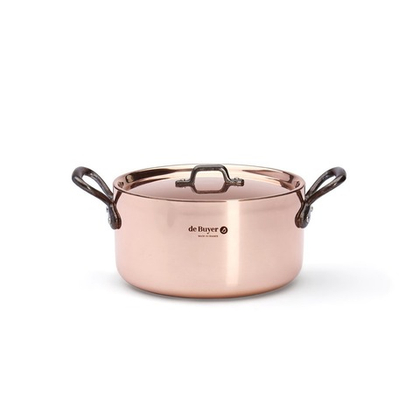 Кастрюля с крышкой de Buyer Prima Matera Tradition (20 см)