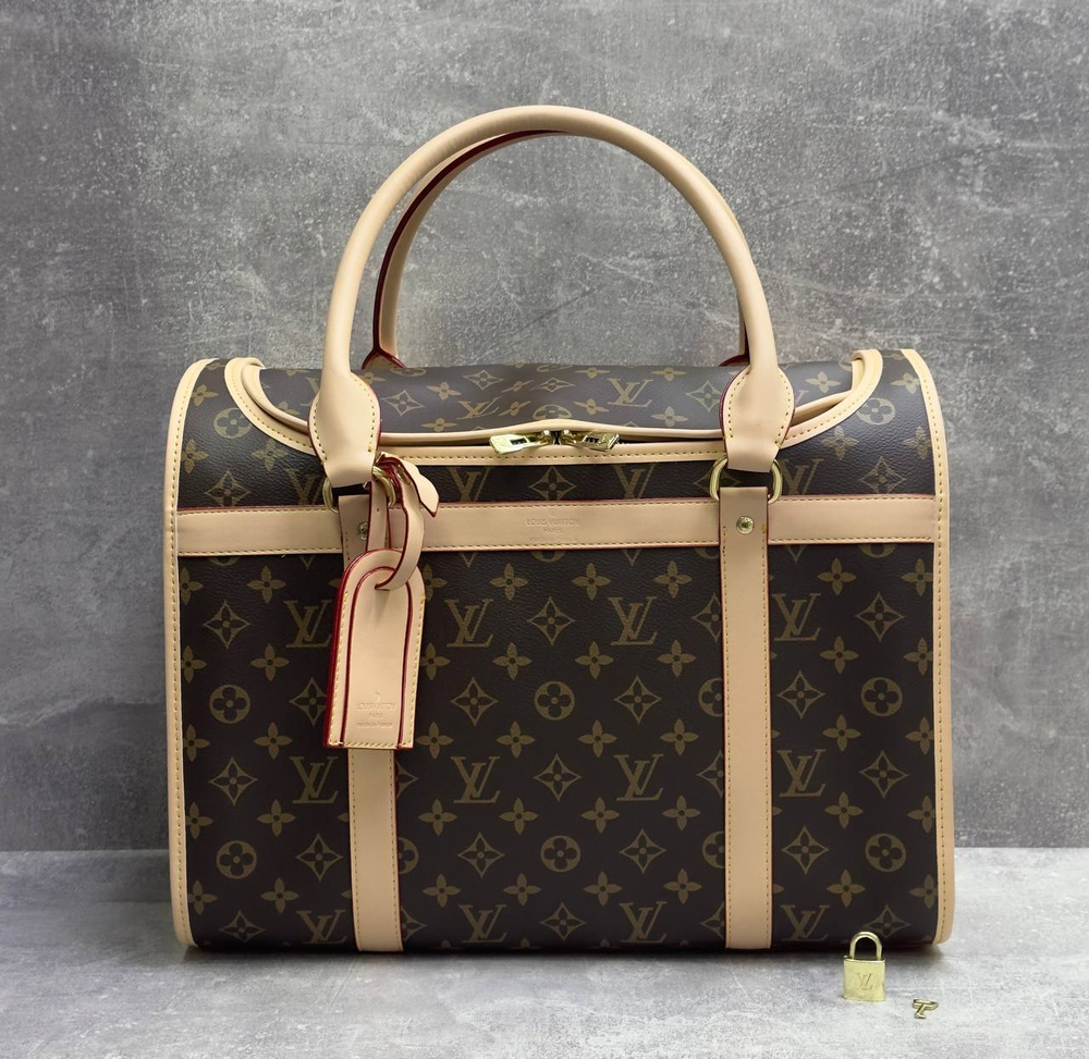 Сумка переноска для кошек и собак Louis Vuitton