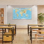 Стенд Физическая карта мира 2867