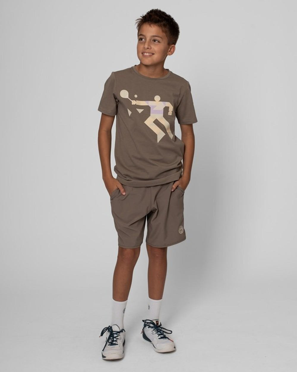 ОДЕЖДА ДЛЯ ТЕННИСА Мальчики, Футболка BIDI BADU PARIS CHILL 2025 .