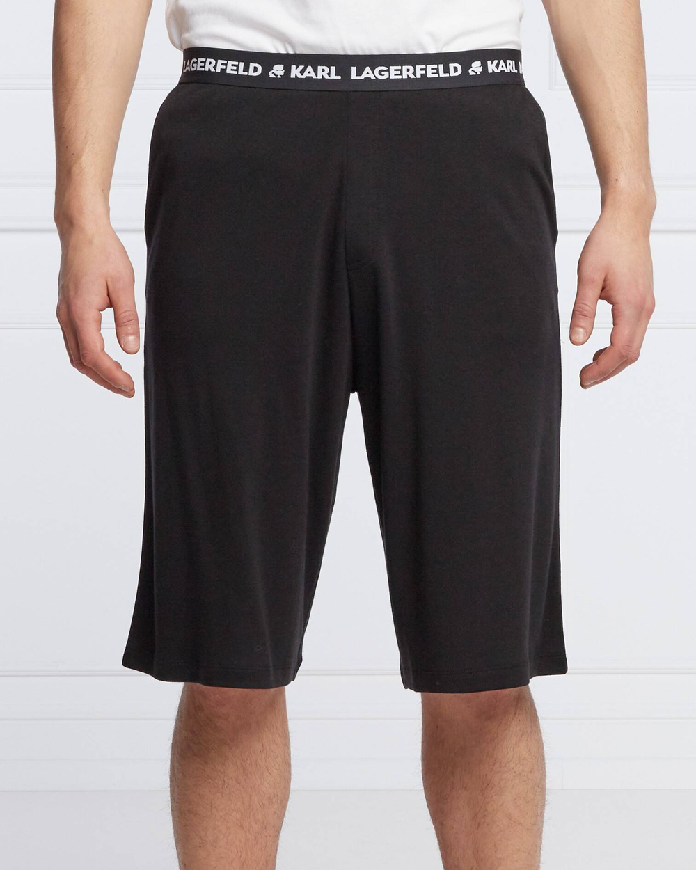 пижамные шорты Karl Lagerfeld - черный(215M2184)
