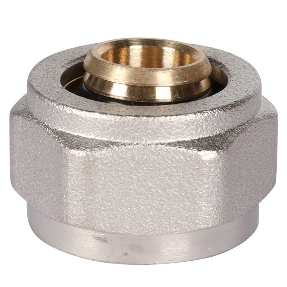 Фитинг компрессионный для труб PEX-AL-PEXb 20х2,0х3/4 ROMMER