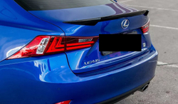 Спойлер крышки багажника Lexus IS (черный глянец)