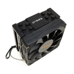Кулер для процессора TESLA SHADOW SE224, 1х120мм, 800~1800rpm, 4-pin, Al+Cu, черный, 57CFM, 24дБ, 4-PIPE, TDP 210Вт, INTEL 1700/1200/115x/2011/2066, AMD AM5/AM4 (TSL-SE-224-XTS)