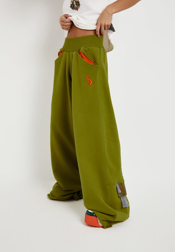 Брюки VIVA тёмный лемонграсс