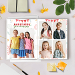 PSD-Шаблон фотокниги "Землянички"