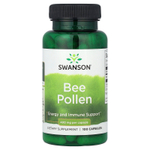 Swanson Vitamins, Пчелиная пыльца, 400 мг, 100 капсул