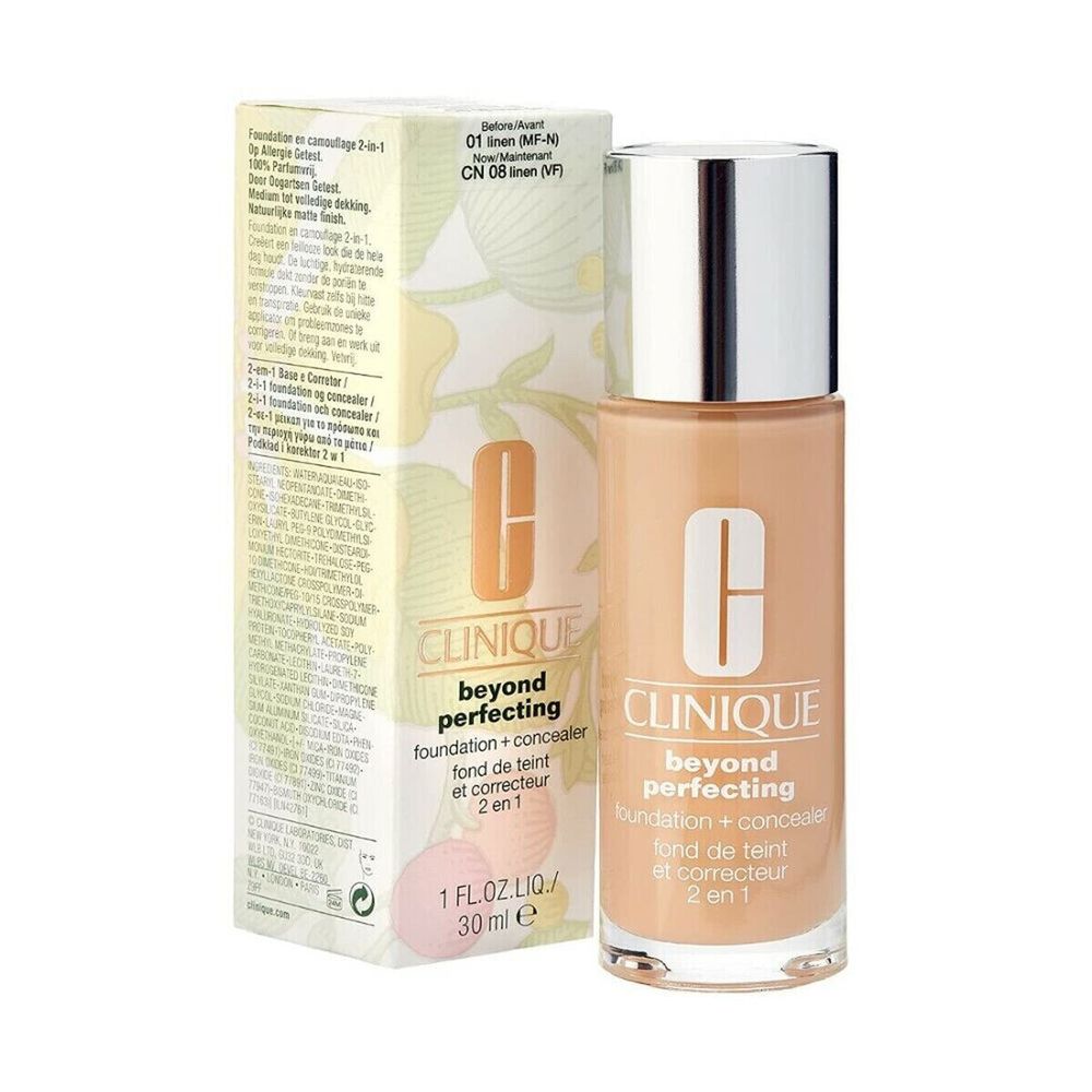 Жидкая основа для макияжа Clinique Beyond Perfecting 1-linen 2 в 1 30 ml