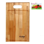 Доска разделочная «Прямая ручка» большая с желобом 38*22*1,8см