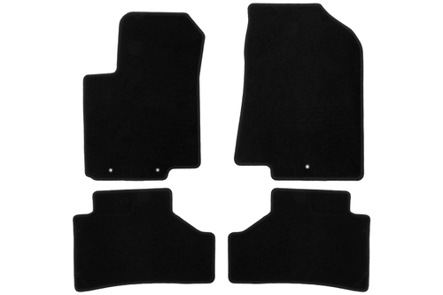 Коврики в салон для HYUNDAI Solaris 2010-2014, 2014-2017,, хэтчбек, седан, 4 шт. (текстиль) KVR01204501200K