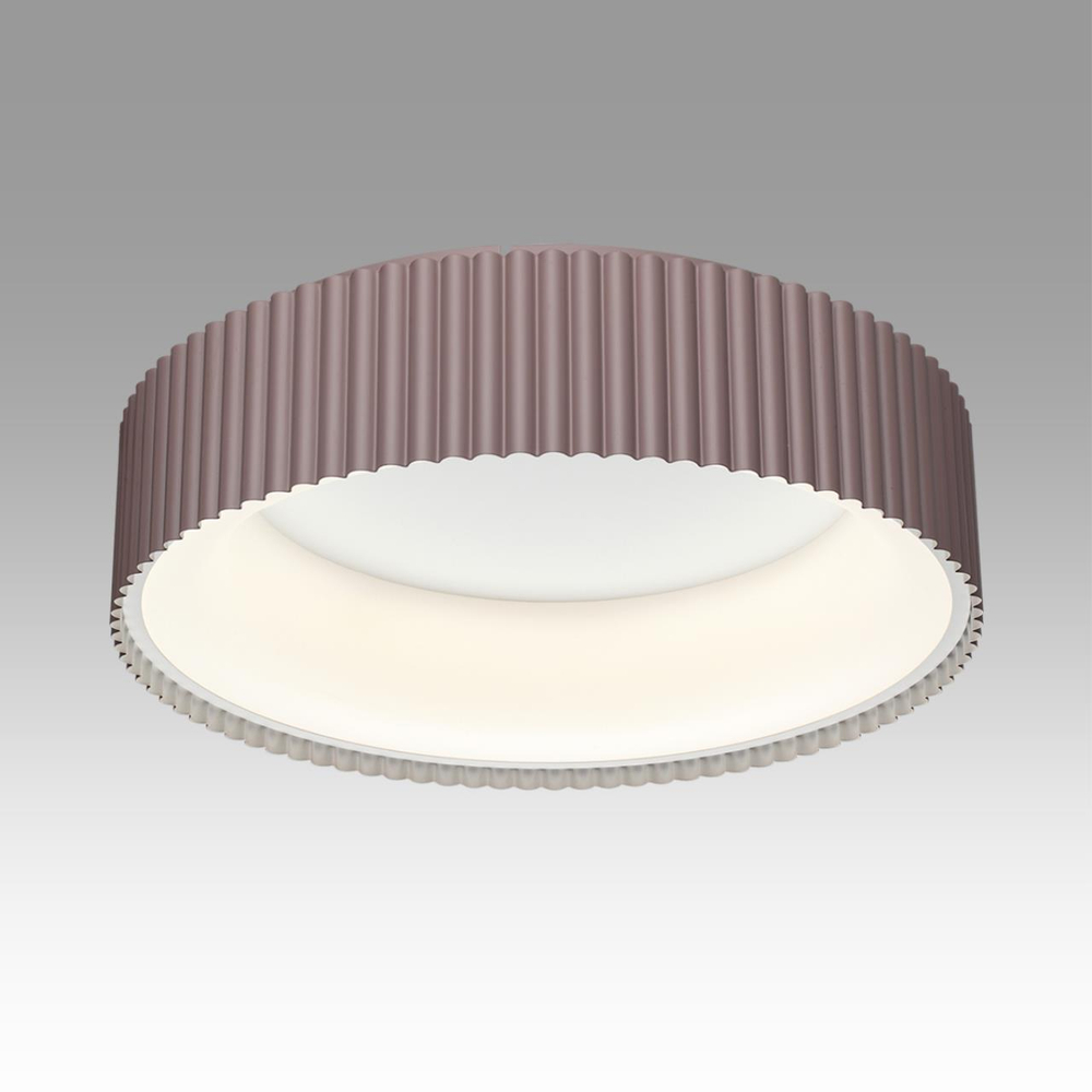 7714/56L AVRA LED SN 574 Светильник металл/акрил/белый/мокко LED 56Вт 3000-6500К D460 IP20 пульт ДУ SHARMEL