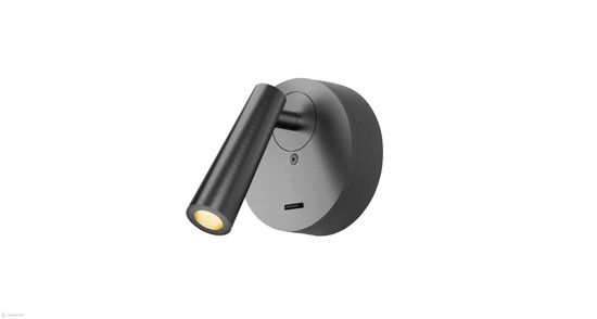 Бра LED 3W 3000К DK5072-DN тёмный никель Shine Wall Denkirs.