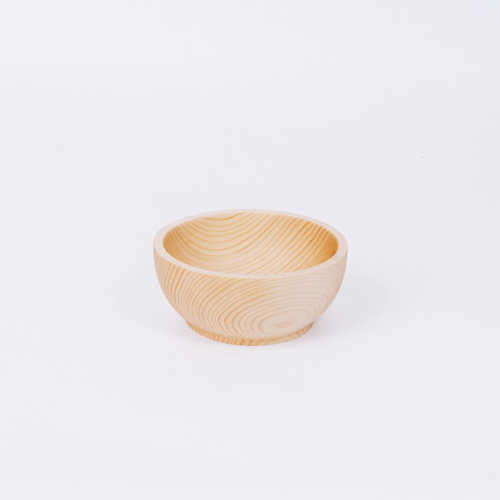Маленькая деревянная чаша Art of Siberia из сибирского кедра. T38