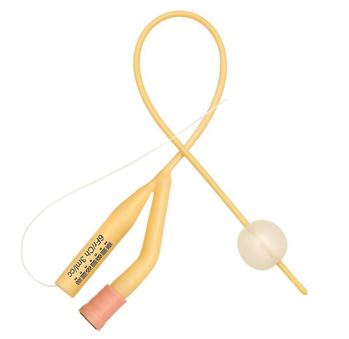 Катетер Фолея латексный с силиконовым покрытием двухходовой педиатрический MEDEREN