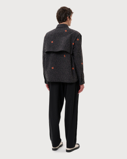 UNDERCOVER КУРТКА СЕРАЯ С ПРИНТОМ