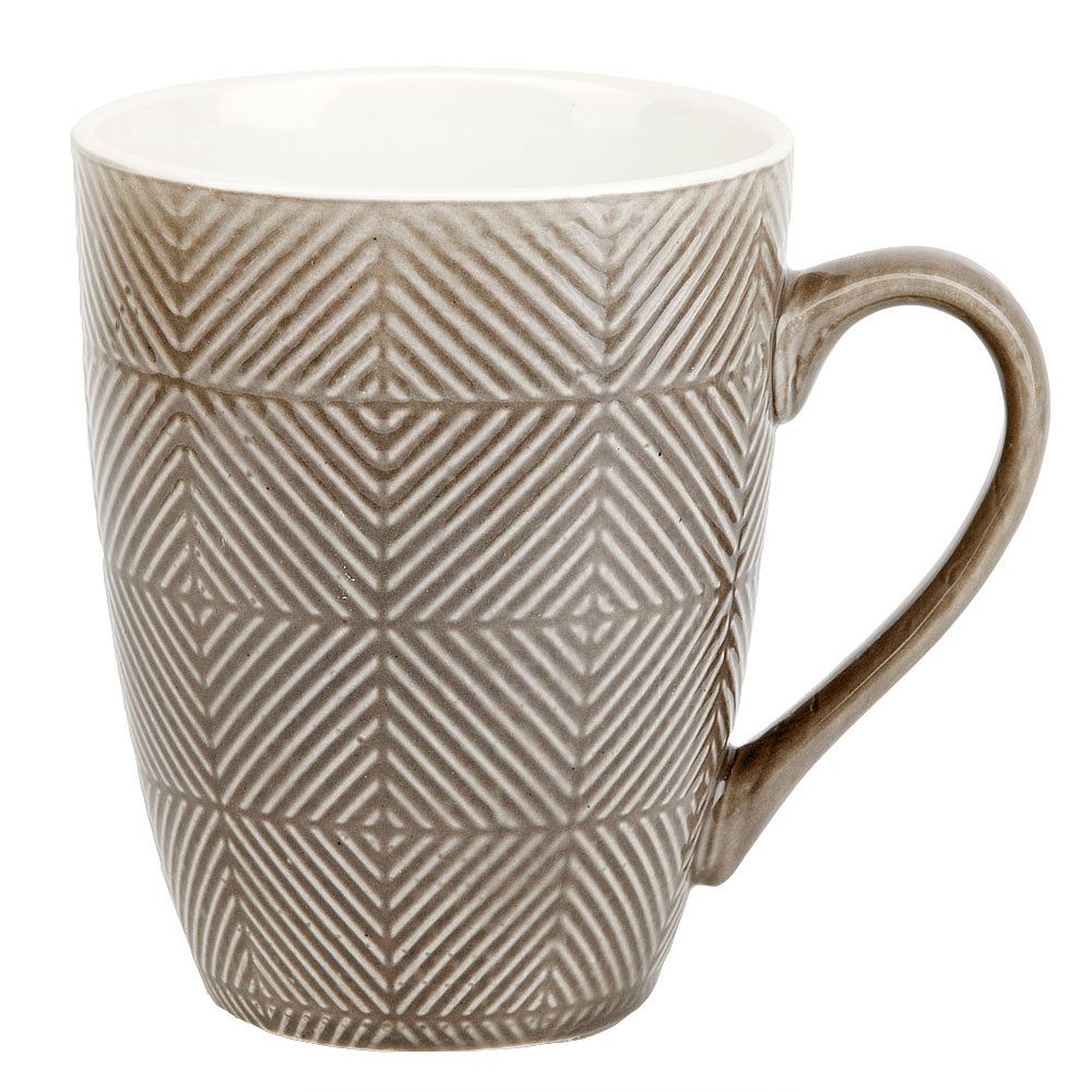 Кружка фарфоровая "Пастель" v=380мл. (4вида) (min12) (транспортная упаковка)