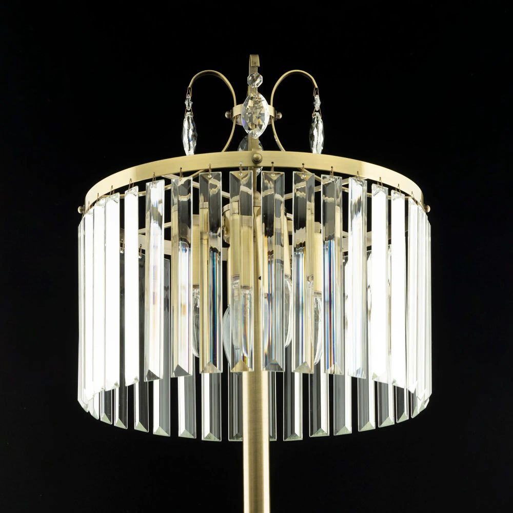 Citilux Инга CL335943 Торшер хрустальный Бронза