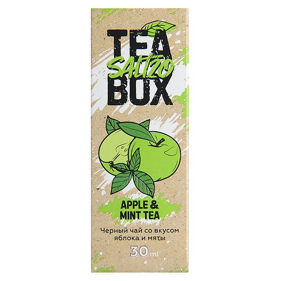 Жидкость Tea Box (30 мл, 20 мг STRONG SALT) Apple & Mint Tea
