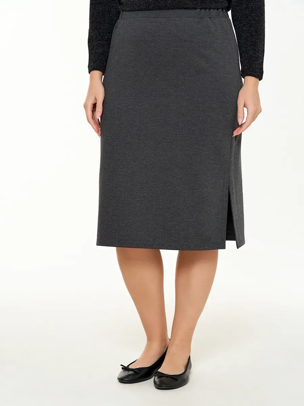 Юбка с разрезом