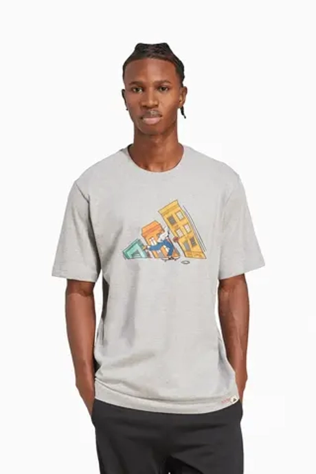 Футболка adidas DDL Skate - серый