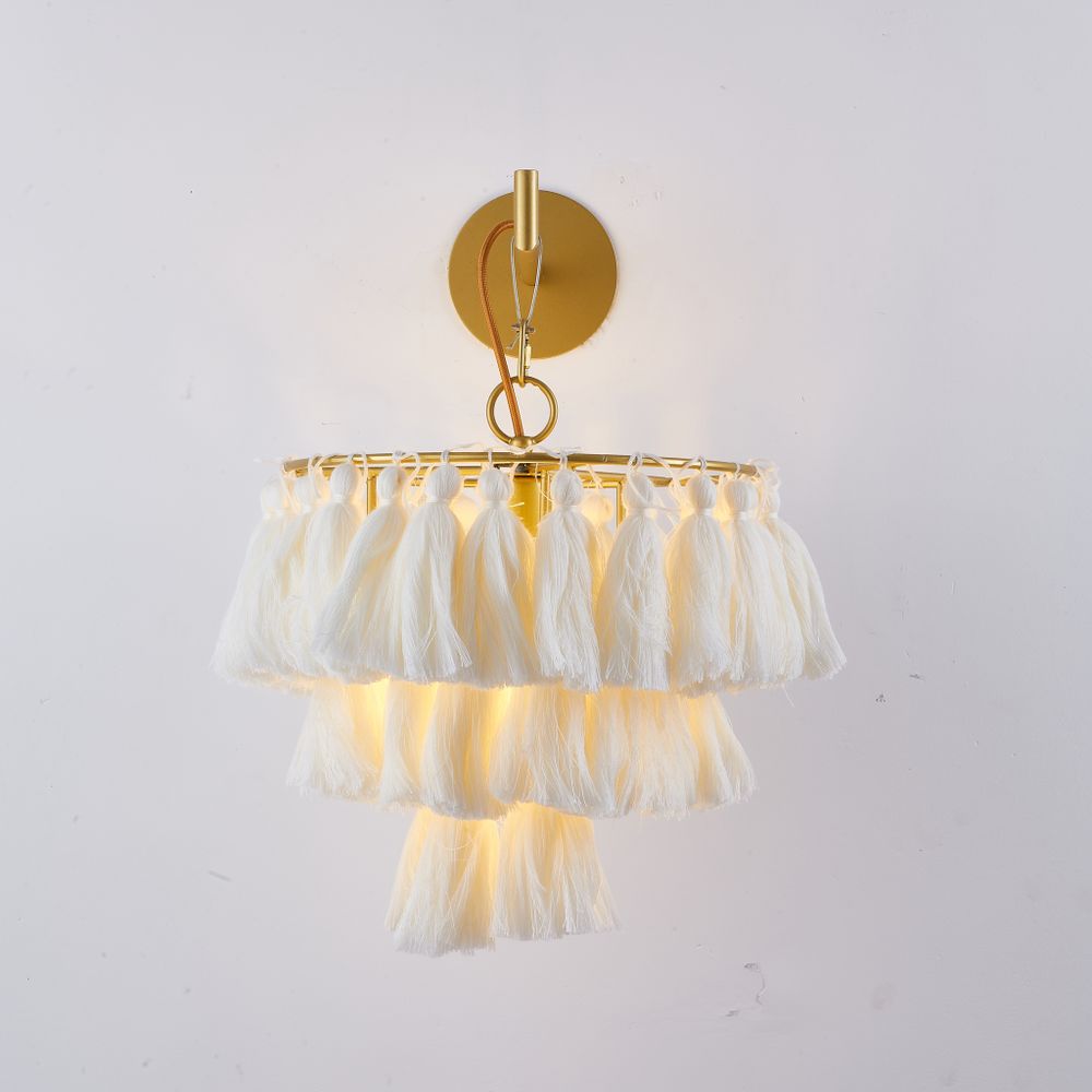Настенный Светильник Tassel Wall Бежевый By Imperiumloft