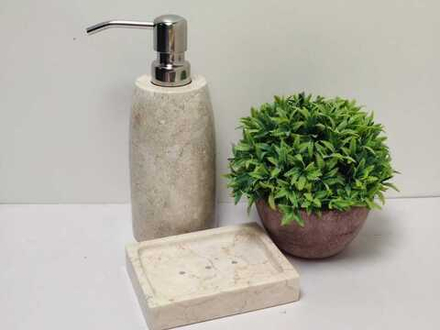 Набор из мрамора 2 предм Cream NM-6042