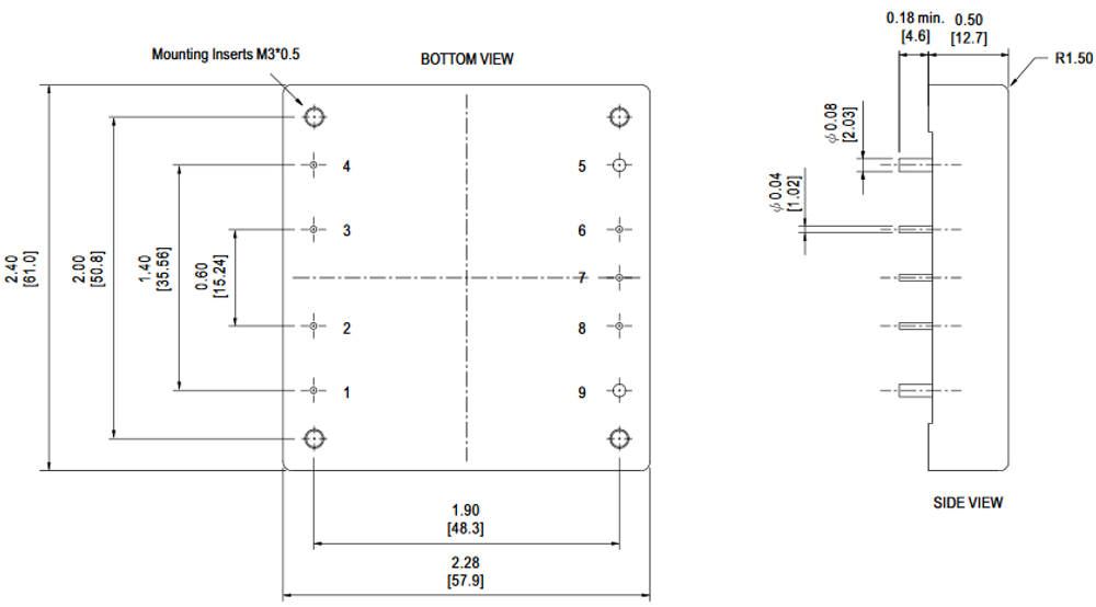 Преобразователь DC-DC модульный Mean Well MHB75-12S24