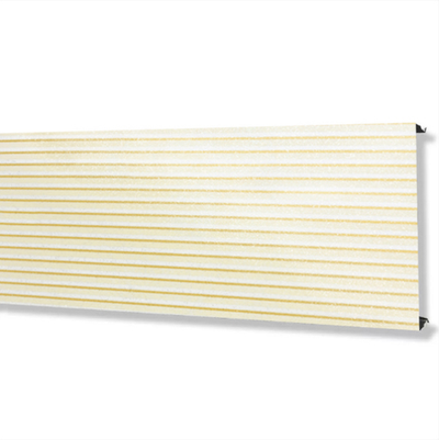 Рейка для подвесного потолка S-дизайн Cesal золотая полоса 203 150х4000 мм.